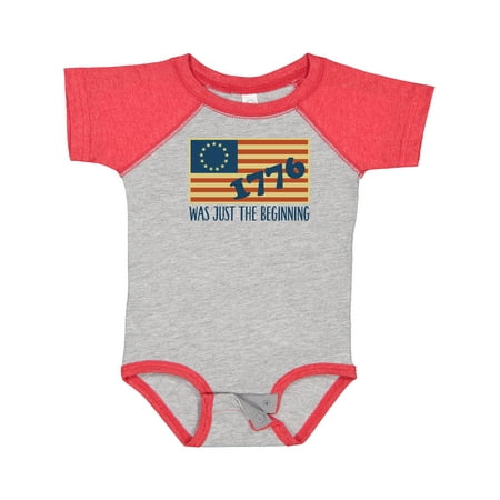 

Inktastic Vintage US Flag Gift Baby Boy or Baby Girl Bodysuit
