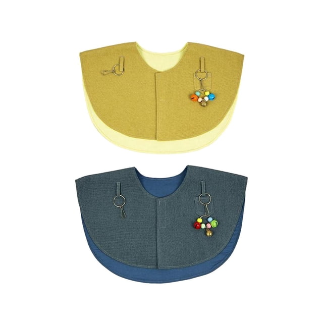 Paquete de 2 protectores de hombros antiarañazos para loros, tobilleras para pájaros para periquitos Sunnimix Protector de hombro