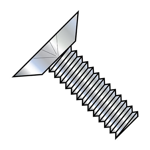 1/4-20X1/2 Phillips Flat Undercut Machine Screw Fully Threaded Zinc (Pack Qty 4,000) BC-1408MPU