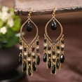thumbnail image 4 of Dangle Earring Multicolor Long Tassel Earrings Women Engagement Party Jewelry, 4 of 6