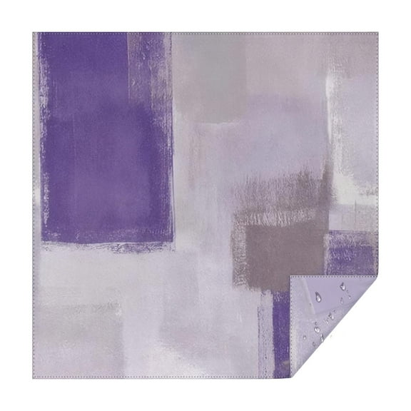 Nqhsionv Abstract Table Linen Purple Square Tablecloth 42x42in