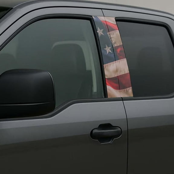 2Pack B Pillar Sticker Decal 12x21.5 Car Pillar Decals, Waterproof Car B-Pillar Stickers,Personalized Car Center Pillar Sticker, Flag Vinyl Wrap for Car Side Door Trim Decoration