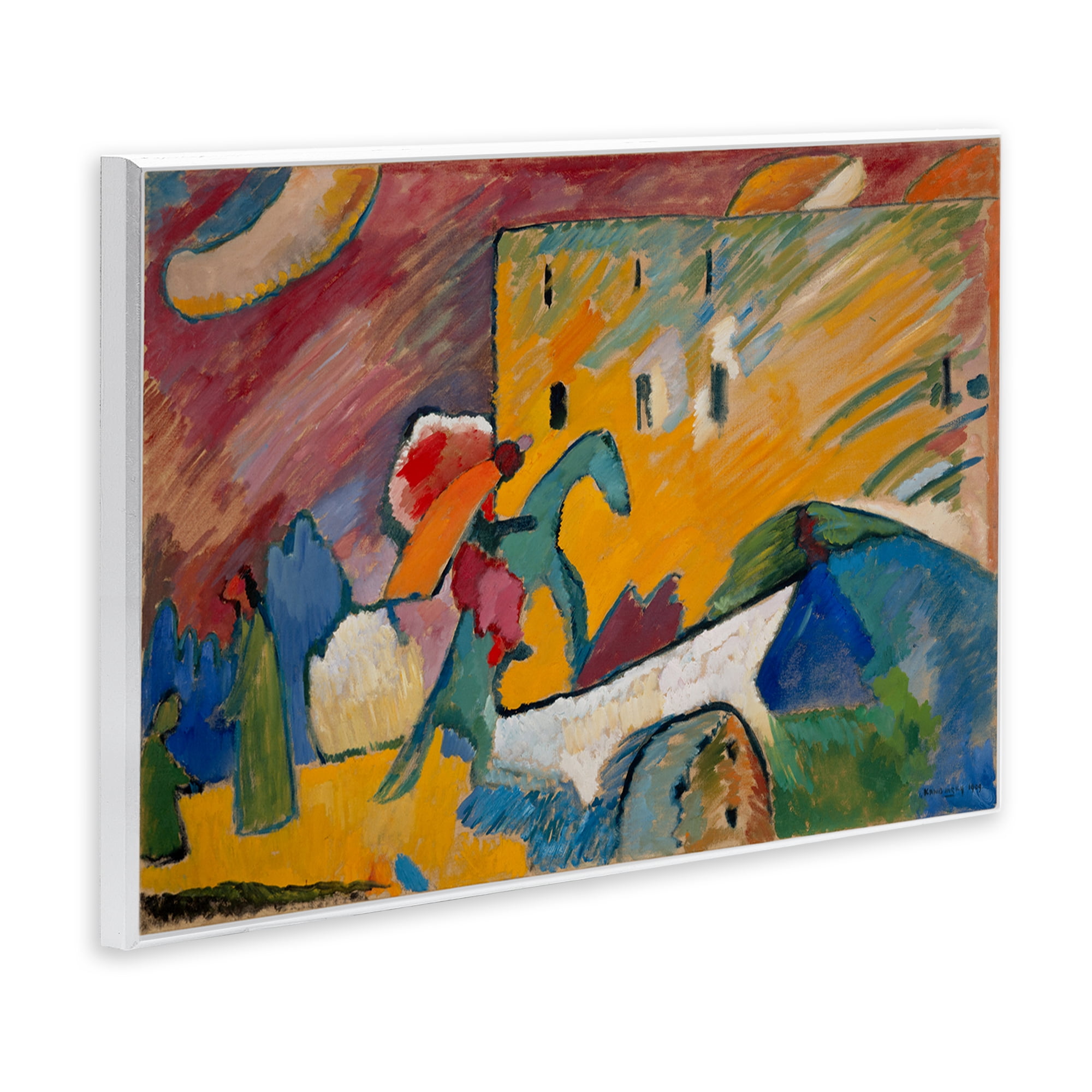 Stupell Industries Kandinsky Improvisation Classic Abstract Painting Unframed Art Print Wall Art, 15 x 10