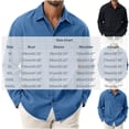 thumbnail image 3 of jjayotai Plus Size Cotton Shirts for Men Long Sleeve Button down Shirts Casual Work Shirt with Flap Chest Pocket, 3 of 6