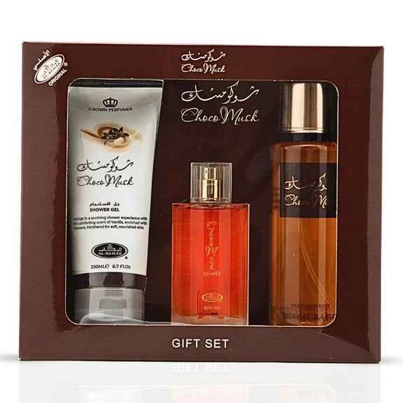 Choco Musk 3-Piece Perfume Gift Set by Al Rehab (Gift Set)