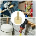 thumbnail image 6 of Uxcell 2 Pack Brass Hose Barb Fitting, 3/16" Bard x 1/4" NPT Female Hose Connector, 6 of 6