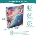 thumbnail image 5 of Horse in Starry Sky 3 Ring Binders 1.5 inch Hardcover File Folders with Interior Pockets A4 Size Organizer for School Office Hospital Set of 2, 5 of 8