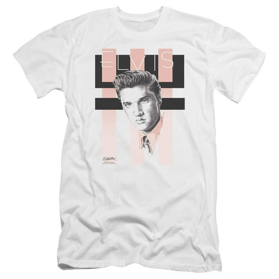 Elvis Presley - Retro - Premium Slim Fit Short Sleeve Shirt - XX-Large
