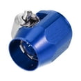 thumbnail image 4 of Unique Bargains 5 Pcs AN4 Hex Car Hose Finisher Flexible Rubber Pipe Clamp with Screw Band Adapter Fitting Blue, 4 of 6