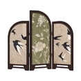 thumbnail image 1 of Mini biombo plegable de 3 paneles, estético y decorativo para sala de estar. Estilo C, 1 of 9