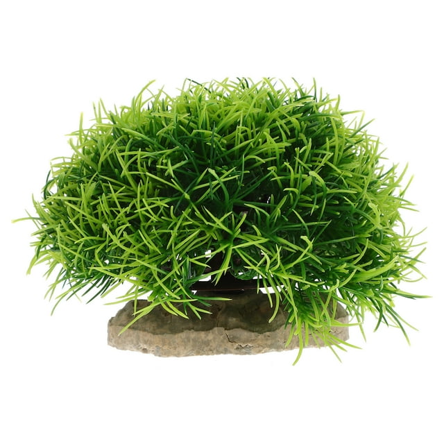 Shisuyan Fish Tank Landscape Decors Aquarium Grass Ball Plastic 1Set 5.9X5.9X3.9In
