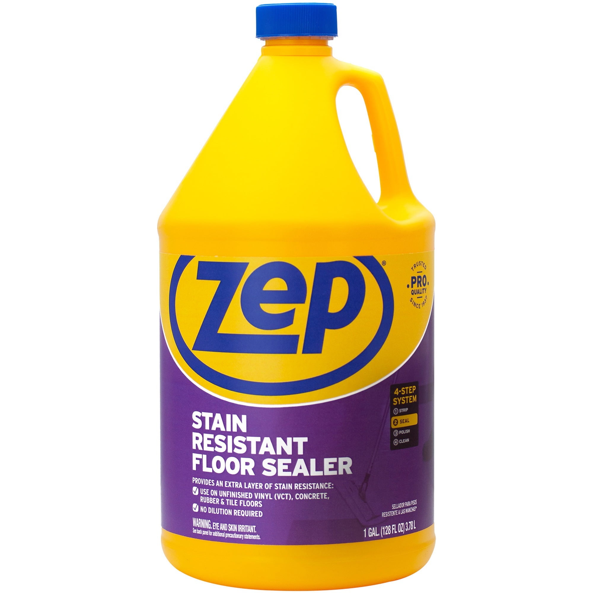 Zep, ZPEZUFSLR128, Stain Resistant Floor Sealer, 1 Each, Blue Walmart