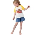 thumbnail image 3 of RXIRUCGD 2025 Vêtements d'Été pour Enfants Tout-Petits Garçons Filles Mode Mignon Col Rond Imprimé Manches Courtes Haut, 3 of 6