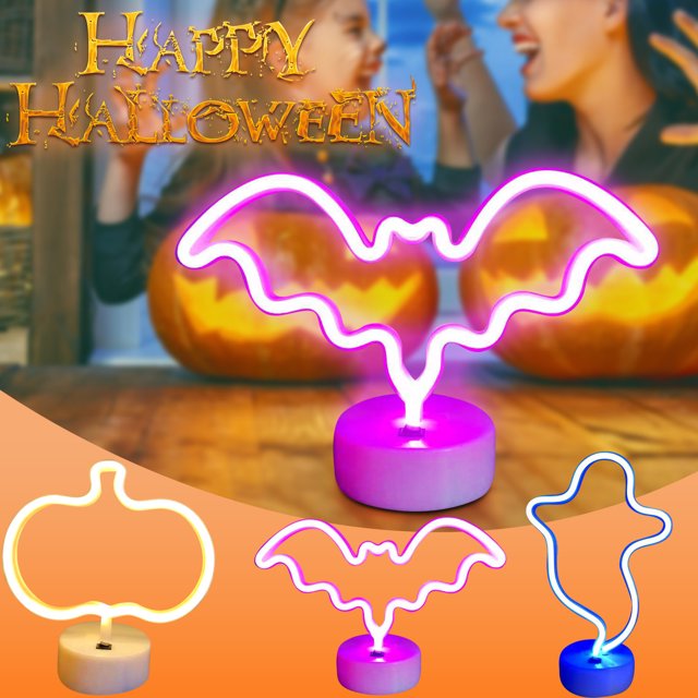 Fiudx Ofertas Flash Artículos En Oferta Luz Led De Modelado De Neón Luz Del Festival De Halloween