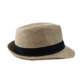 thumbnail image 2 of Sombrero de Sol Playa Fedora Ala Corta Beige The Baby Shop para Niños, 2 of 6