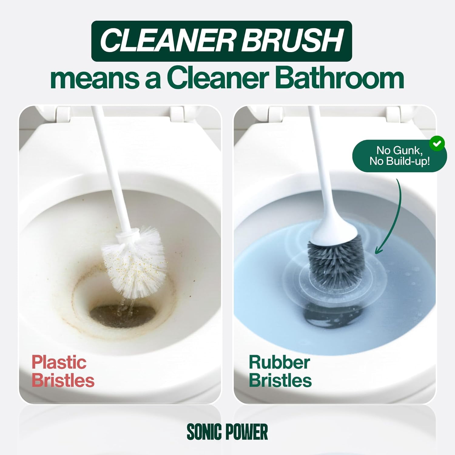Electric Toilet Brush & Scrubber – Self Cleaning Silicone Bowl Cleaner with UVC Light, Rechargeable Wireless Spinning Set for Deep Clean