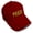 Burgundy, variant on Baseball Caps for Men & Women Embroidered Gold Press News Embroidery Ladies & Men Baseball Hats Acrylic White Design Only