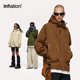 thumbnail image 2 of INFLATION Chaqueta de gran tamaño a prueba de viento para senderismo al aire libre Chaqueta tipo cargo con capucha y cuello levantado de primavera unisex, 2 of 5