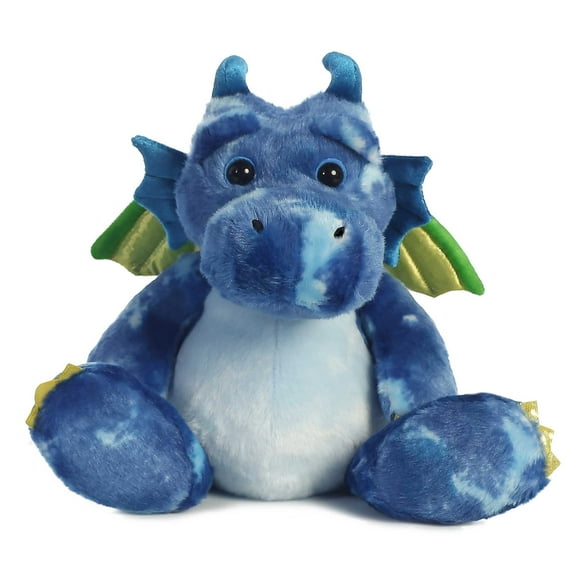 Aurora - Medium Blue Dinos & Dragons - 10" Verath Firebreath - Ferocious Stuffed Animal