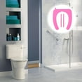 thumbnail image 5 of GOOHOCHY Soft Warm Washable Silicone Toilet Seat Cover for Bathroom in Violet Color Fits Most Standard Toilets, 5 of 6
