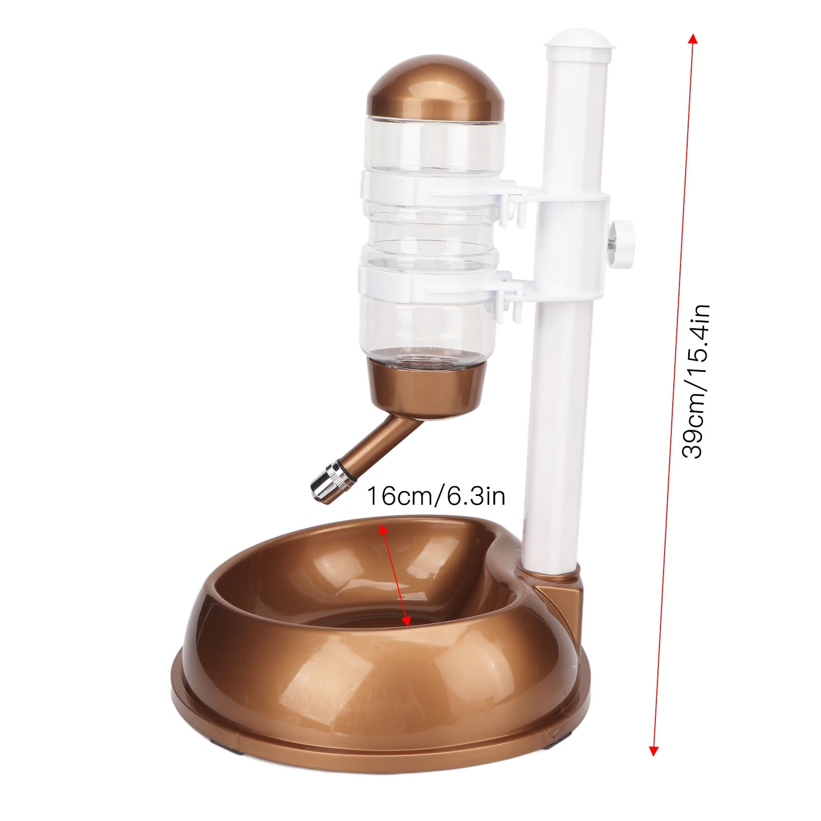 Pet Standing Water Dispenser Bowl Automatic Food Feeder Detachable Pole Height Adjustable Multifunctional Pet Water Dispenser for Pet Dog