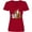 Red, variant on Inktastic Happy Farm Animals Women's V-Neck T-Shirt