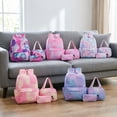 thumbnail image 2 of CSStudio Marble Print Backpacks for Teen with Lunch Bag and Pencil Case,17"Lightweight Schoolbags for Elementary 6-12 Years Old, 2 of 5