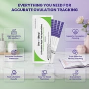 30 x One Step Ovulation Strips 20miu/ml Test Kit Sensitive Fertility Predictor Testing Sticks (Wide Width)