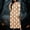 Khaki, variant on Womens Halloween Simple Ghost Print Crew Neck Long Sleeve Maxi Nightgown,Loose Fall Festive Loungewear Sleep Dress L