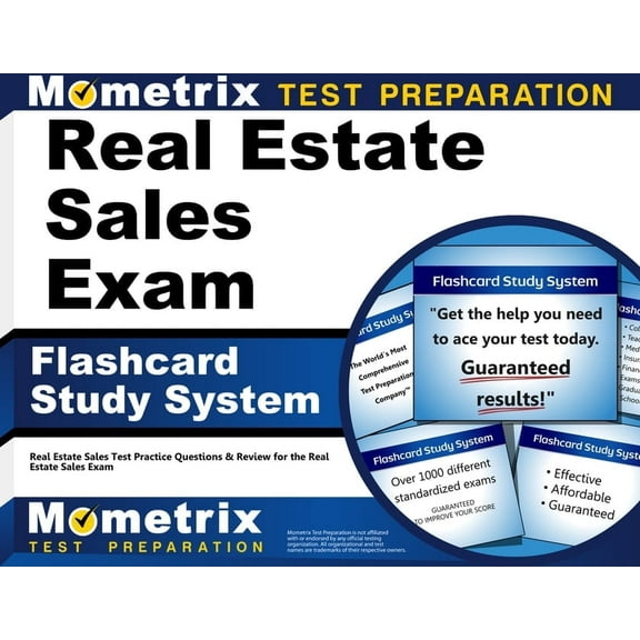 Real Estate Sales Exam Flashcard Study System : Real Estate Sales Test Practice Questions and Review for the Real Estate Sales Exam