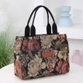 thumbnail image 2 of Hsqqdc Floral Print Canvas Tote Bag, Large Capacity Work Shoulder Handbag, 2 of 7