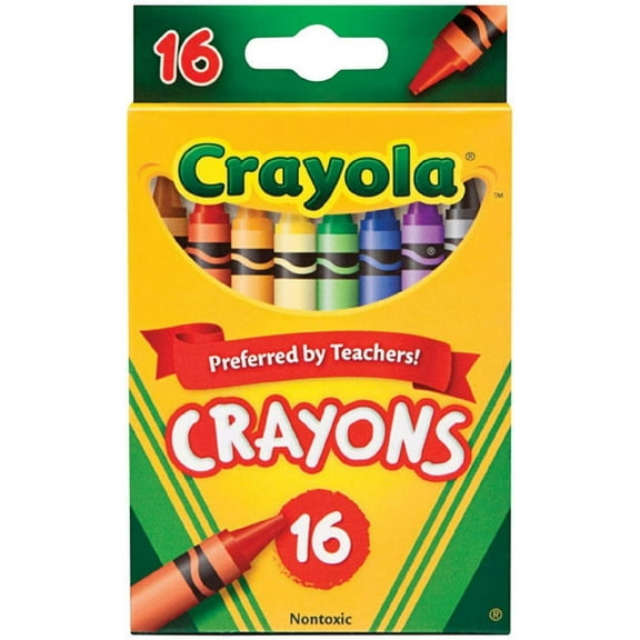 Crayola Classic Crayons Ages 3 and Above (16 Count)