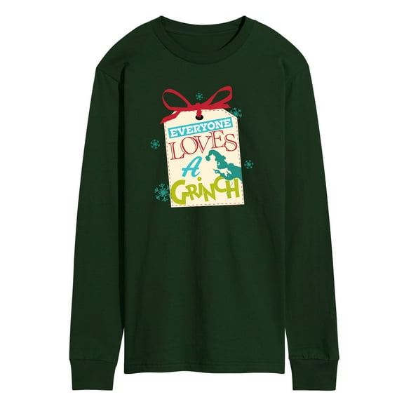 Dr. Seuss The Grinch - Christmas - Everyone Loves A Grinch - Men's Long Sleeve T-Shirt