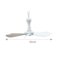 thumbnail image 2 of Ventilador de techo Yuxing silencioso de 6 hojas con alimentación por USB color blanco, 2 of 5