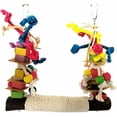 thumbnail image 4 of Large parrot swing, bird swing, parrot toy, hemp rope net for budgies, cockatiels, budgies, macaws, parrots, lovebirds, 4 of 5