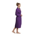 thumbnail image 4 of Turkuoise Women Premium Cotton Blend Lightweight Long Waffle Kimono Bath and Spa, 4 of 5