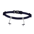 thumbnail image 3 of Quzzie Race Number Belt with Adjustable Closure And 6 Loops for Carrying Nutrition. Reflective Polyester Sports Belt. Comfortable And Secure for Racers. Dark Blue, 3 of 8