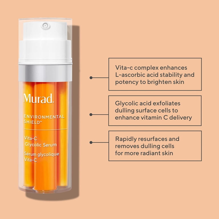 Murad Vita-C Glycolic Brightening Serum - Gold-Stabilized Vitamin