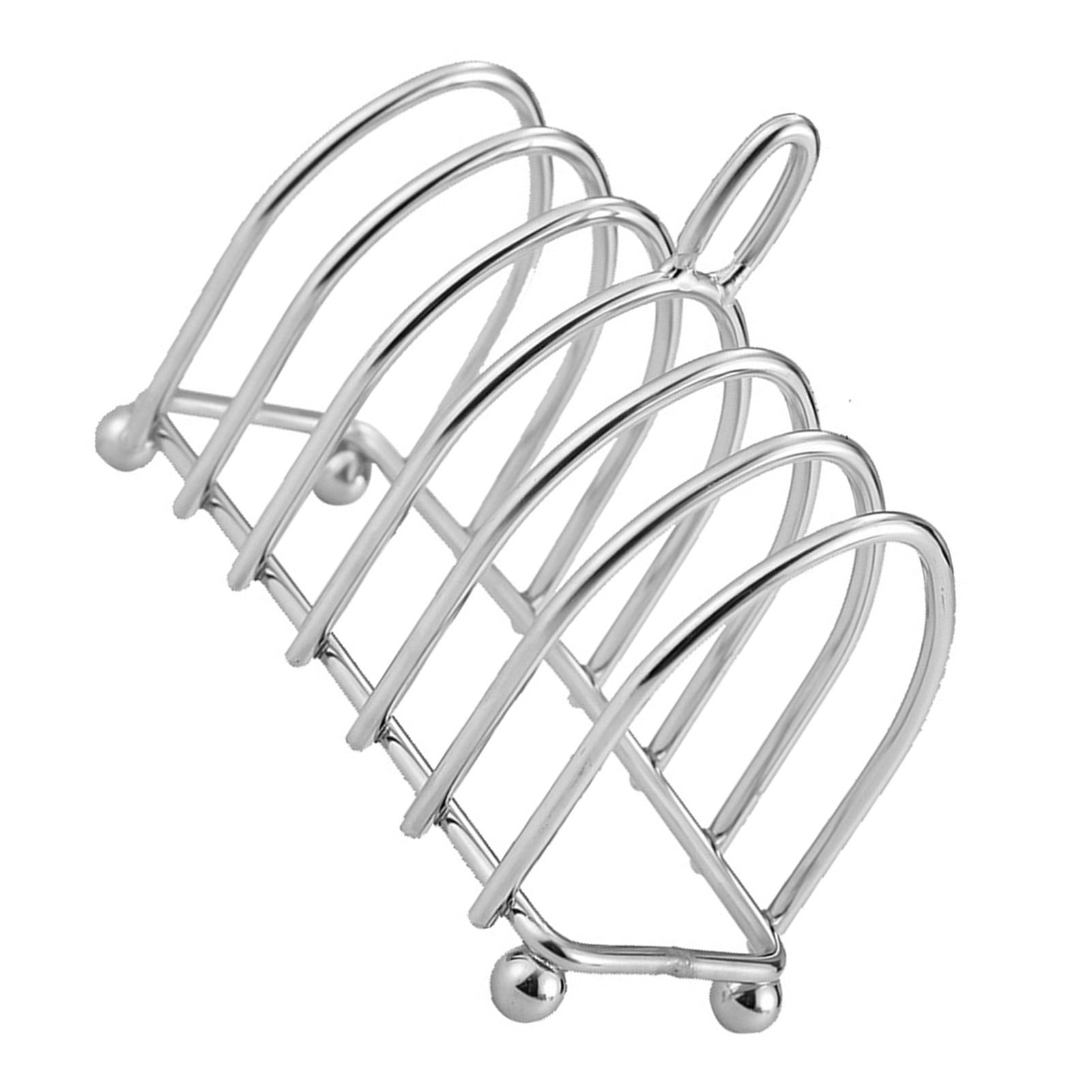 Grille à Toast Acier Inoxydable - Support 8 Tranches Pour Friteuse à Air - Accessoire Cuisine Design