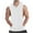White, variant on Mlzmgr Mens Tank Tops Loose Comfy Sleeveless Hoodies Pullover Casual Solid Color Tops with Pocket