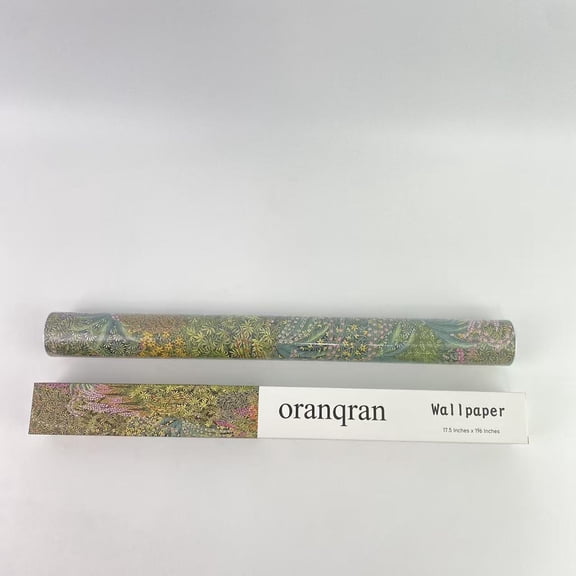 oranqran Wallpaper,Vintage Floral Peel and Stick Wallpaper Dark Floral and Bird Contact Paper DIY Self Adhesive Removable Wallpaper