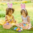 thumbnail image 6 of Scidweet 36PCS Hanging Easter Eggs, 2.36'' Tall Plastic Eggs Easter Decoration for Easter Hunt, Easter Basket Stuffers Fillers, Classroom Prize Supplies, Classroom Gifts for Easter, 6 of 6