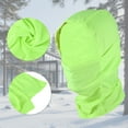 thumbnail image 4 of Unique Bargains 1 Pc Quick-drying Ice Silk Solid Color Balaclava Face Mask Fluorescent Green, 4 of 5