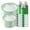 Green, variant on 175/350 Piece Dark Blue Plastic Dinnerware Set for 25 Guests, Disposable Plates with Cutlery & Cups