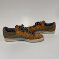 thumbnail image 2 of PU & MA Suede Classic Men Vintage Orange Blue White Sneakers, size 9.5, 2 of 5