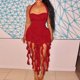 thumbnail image 1 of WILLBEST Vestidos Casuales Para Mujer 1 Vestido Irregular Sin Mangas Con Cuello Belleza, 1 of 3