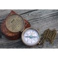 thumbnail image 3 of Rii Brand Compass in Brass Metal Antique Colored for Grandson, 3 of 4