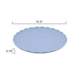 thumbnail image 6 of (4 pack) Mainstays - Blue Round Plastic Plate, Scalloped, 10.5 inch, 6 of 7