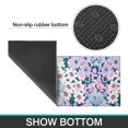 thumbnail image 6 of Blue and Pink Pioneer Flower Pattern Kitchen Rugs Sets Of 2,Anti Fatigue Kitchen Mat Rugs Non Slip Washable,Decorative Kitchen Floor Mats for Kitchen,Sink,Laundry,17"x30"+17"x47", 6 of 7