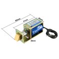 thumbnail image 2 of JF-S0837DL DC 12V 1A 12W 15N 10mm Electroimán de Solenoide de Movimiento Lineal de Tipo Tirar, 2 of 4